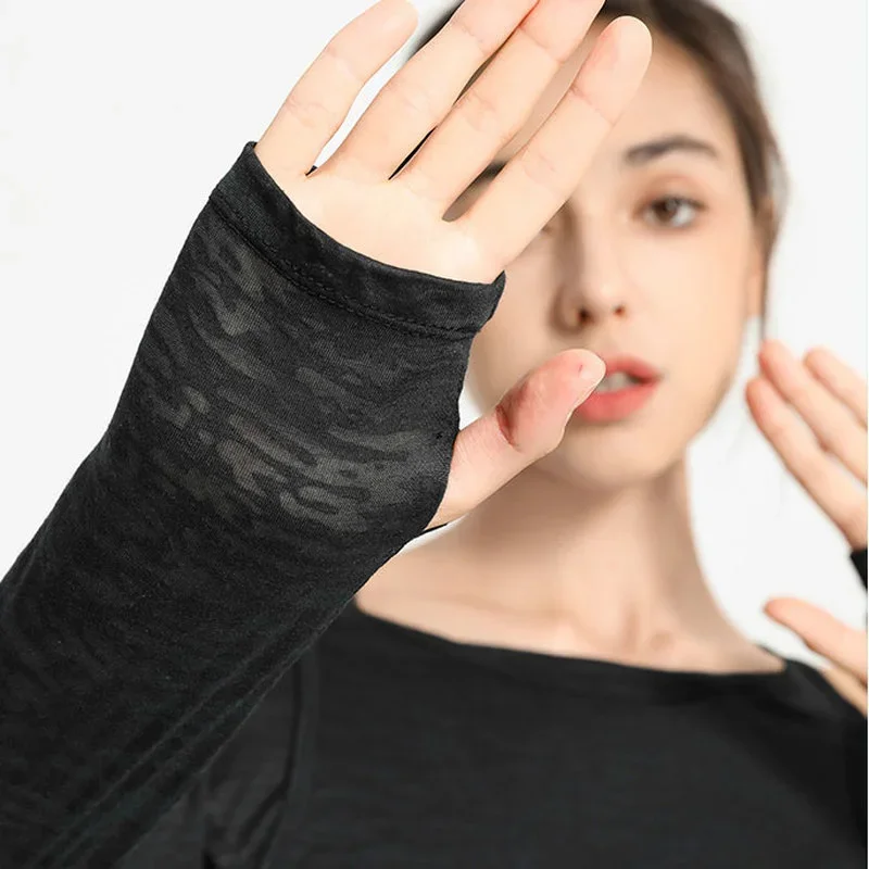 Long Sleeve Yoga Shirts for Women Loose Sports Tee Crop Top Sportswear Gym Fitness Wear Workout