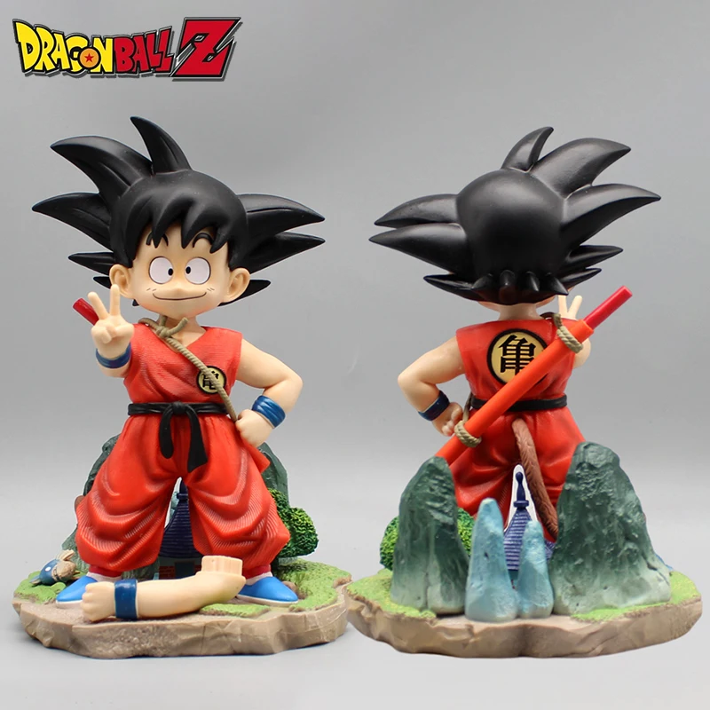 

Anime Dragon Ball Z Childhood Son Goku Action Figure Toys DBZ Manga Figurine GK Statue PVC Collection Model Gift for Children