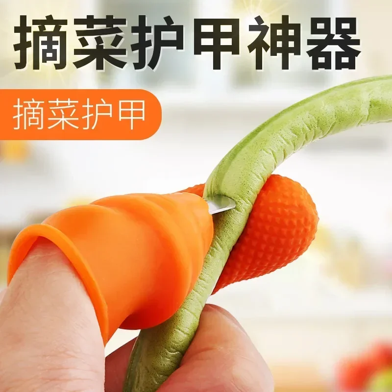 Silicone Thumb Knife Cutter For Garden Kitchen