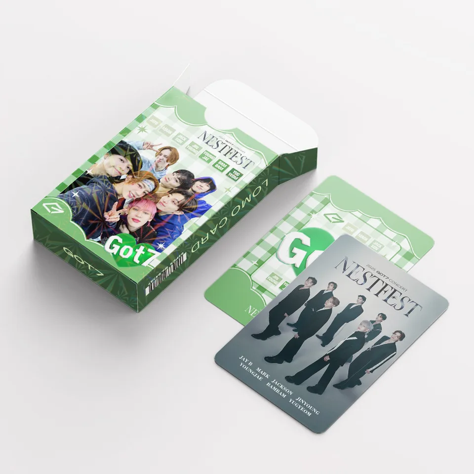 92Pcs/Set GOT7 New Album NESTFEST Lomo Cards Photocards Sticker