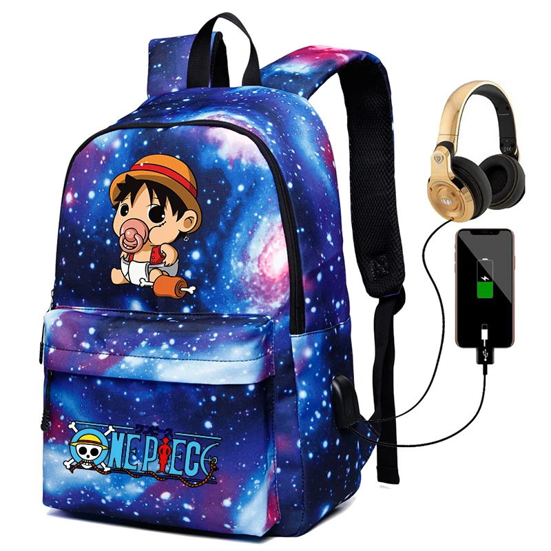 

Рюкзак с Usb-зарядкой для мальчиков и девочек, детский слитный школьный рюкзак из аниме «назад в школу», милый школьный рюкзак, ранцы для веса