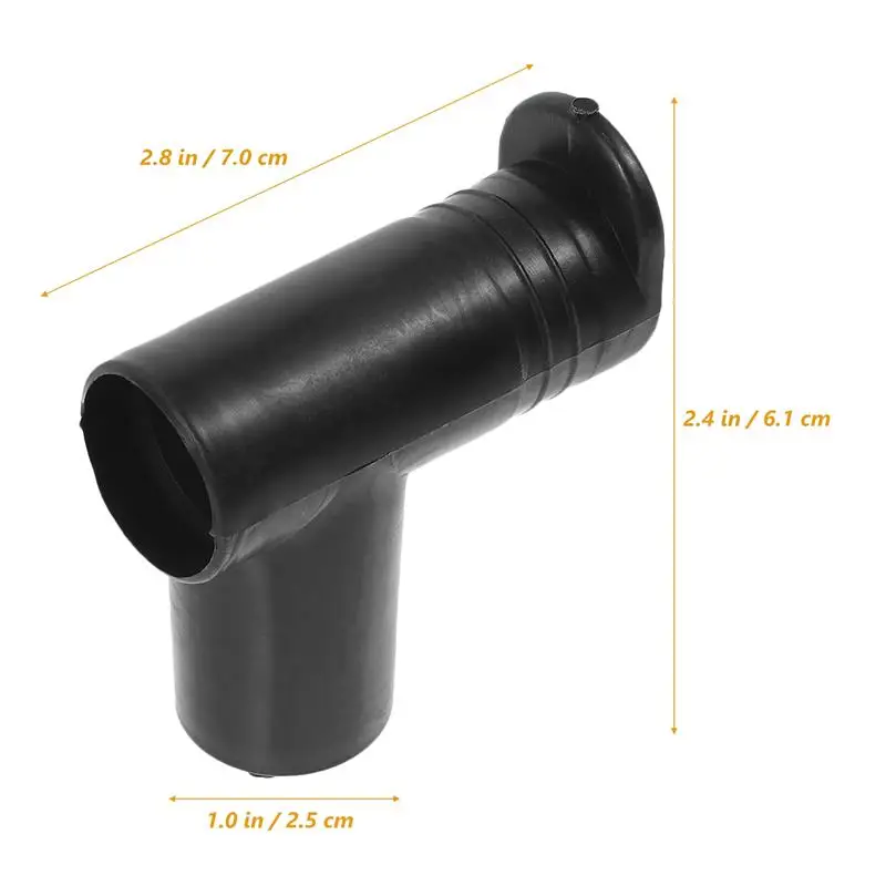 2pcs Right Angle Clothes Connector Joints Universal Single Double Pole Drying Rack Plastic Black Clothes Rack Supply 3
