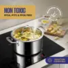Stainless Steel Pots and Pans Set | 11-Piece w/Glass Lids, Non-Toxic, Induction, Oven Safe | Best 18/0 Ful 2