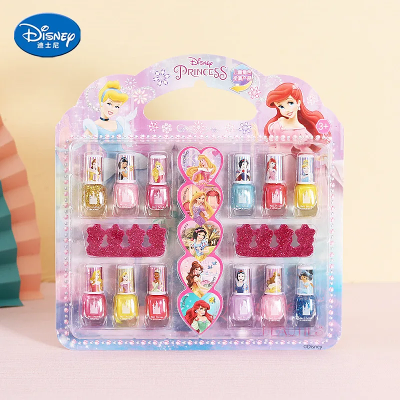 CUTEDisney original new girls frozen princess elsa Cosmetics Make up set real Beauty makeup box With box  kids Christmas present 5