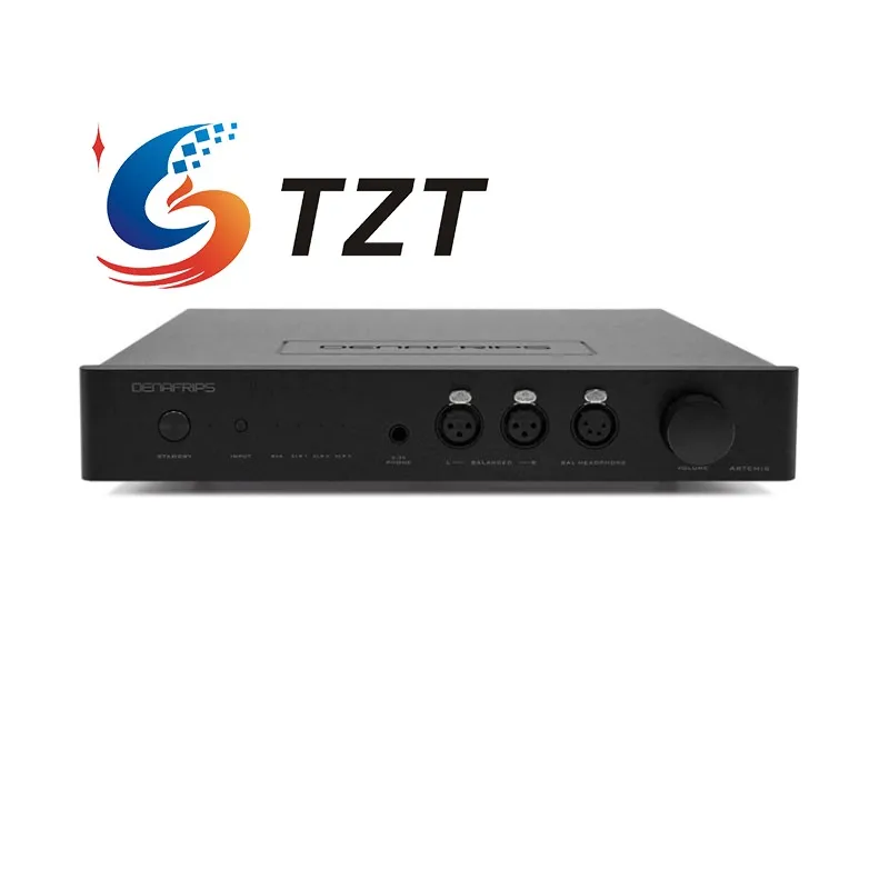 TZT Denafrips 은빛/검정색 ARTEMIS HiFi 풀 밸런스 오디오 디코더 고성능 헤드폰 앰프 RCA 출력