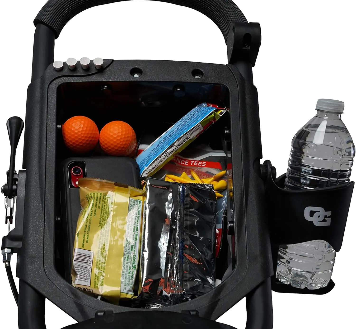 Lightweight and Folding Golf Cart | Adjustable Golf Bag Stand 6