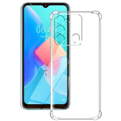 Clear Shockproof Silicone Phone Case - Transparent  Cover for Tecno Spark 8P (Shockproof Case)