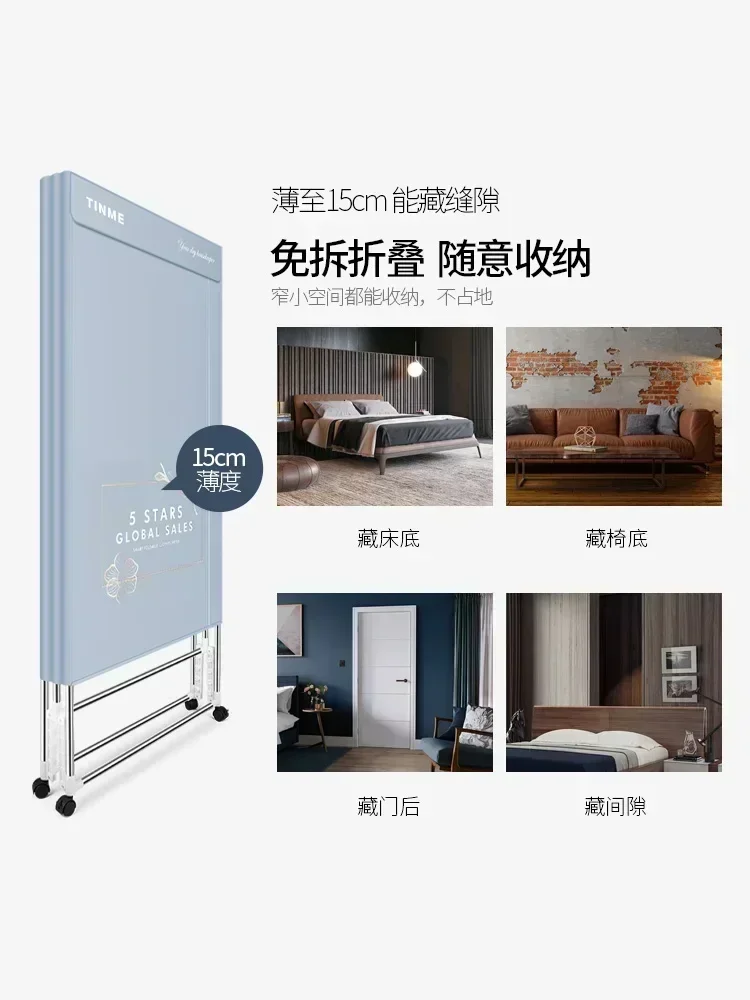 Household dryer rental house small foldable clothes dryer clothes drying large capacity wardrobe 5