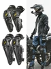 SULAITE 1/2pair Knee Elbow Combo Motorcycle Thicken Knee Pads Protective Gear Equipment Motocross Motorbike Riding Elbow Guard 4
