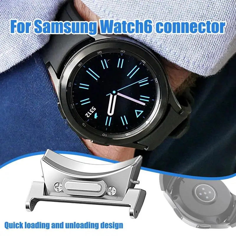 Connettore Quick Fit Per Samsung Galaxy Watch 6 Classic 47Mm 43Mm Adattatore In Metallo Per Samsung Galaxy Watch 6 5 4
