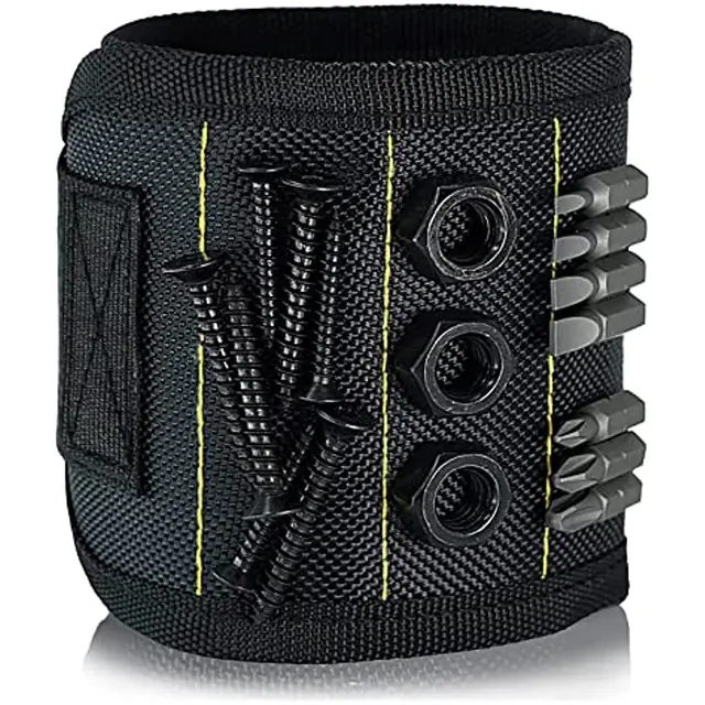 Magnetic Wristband for Holding Screws, Nails, tools 4