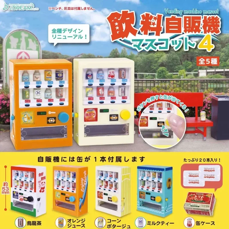 J.Dream Original Gashapon Figure Anime Cute Miniature Soda Vending Machine Kawaii Figurine Gacha Capsule Toys Accessori Per Bambole