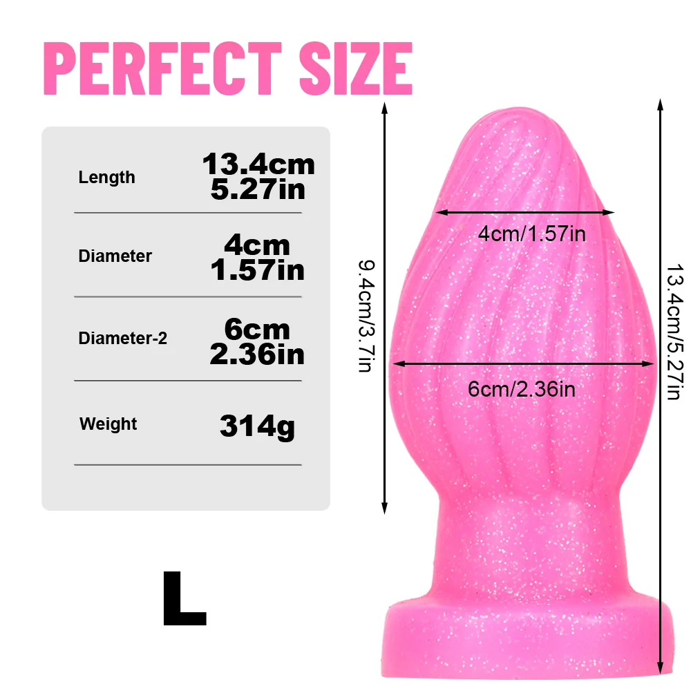 Huge Anal Plug Thread Butt Plug Big Soft Anal Expansion Adult Toys Prostate Massage Anal Toy Silicone Buttplug Adult Toys