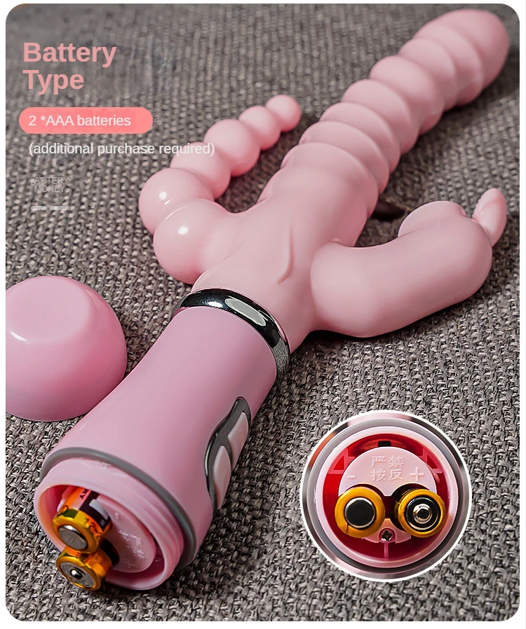 3-in-1 dildo-konijnenvibrator, waterdicht, USB-magnetisch, oplaadbaar, anaal-clitorisvibrator, seksspeeltjes voor vrouwen en koppels_voghion.com