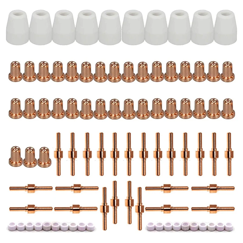 

Retail 100Pcs Plasma Cutting Consumables(Extended) For Cut40 50 With Plasma Cutter Torch PT31 LG40