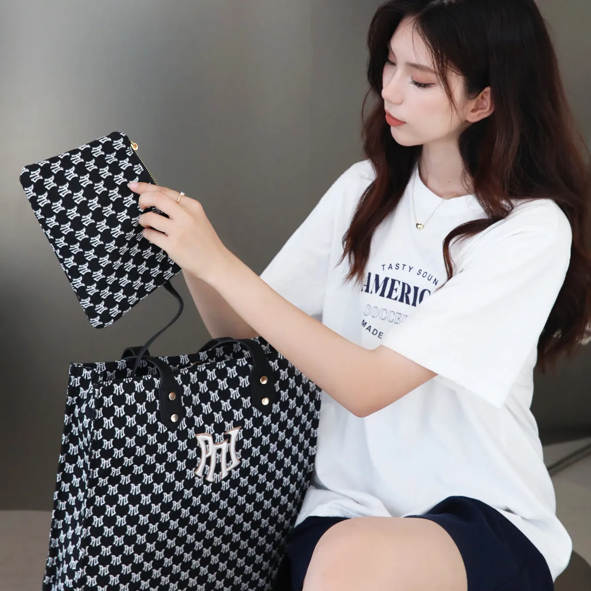 PNJ Full India messenger bag women's casual 2024 new fashion shoulder bag fresh trend satchel nylon camera bag