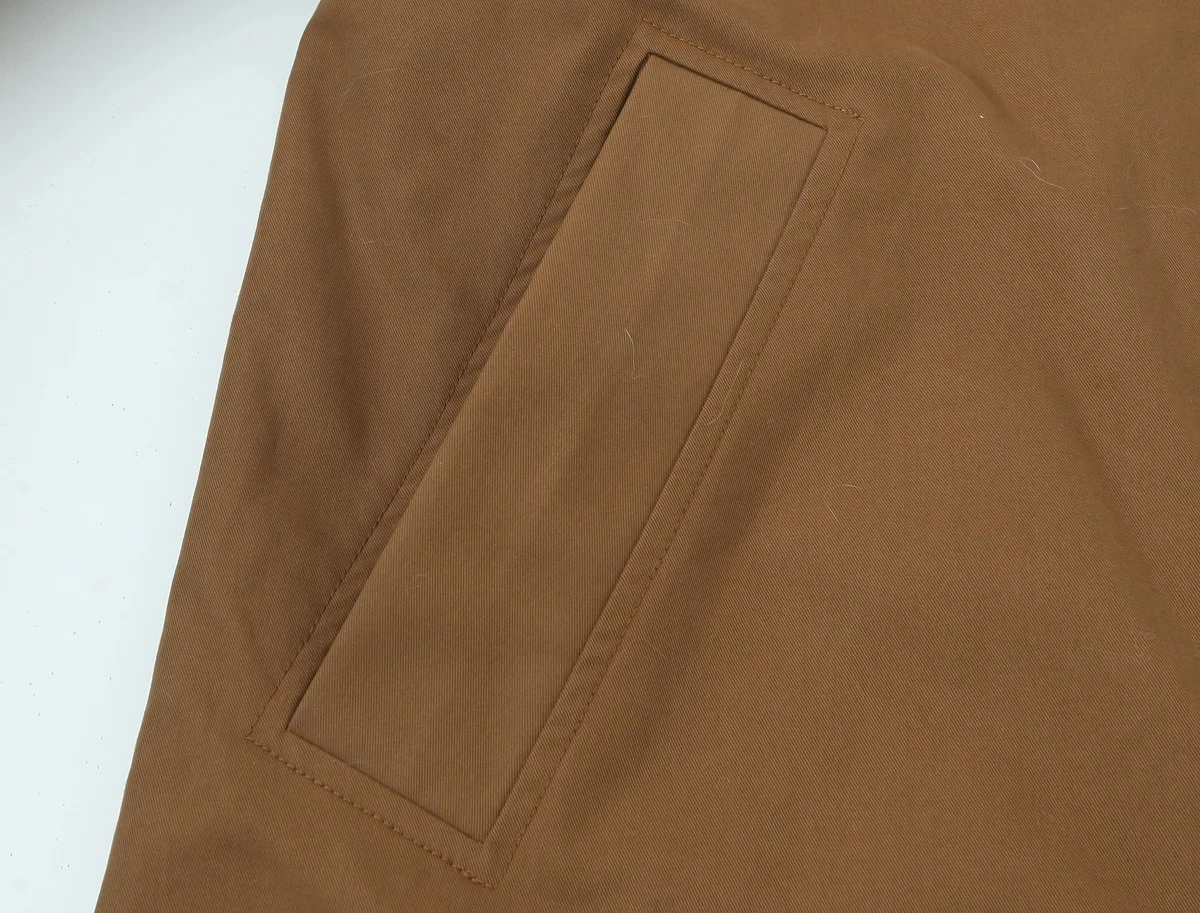 KONDALA Urban Vintage Trenchcoat Damen Herbst Winter Braun Reversible Wear Langer Mantel 2025, modischer, eleganter Damenmantel für den Pendelverkehr – Detail 8