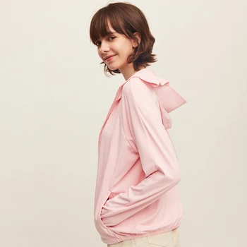 OhSunny Sunscreen Jackets Women Outdoor Casual UV Protection Clothing UPF50+ Hoodie Breathable Coats for Running Cycling 3