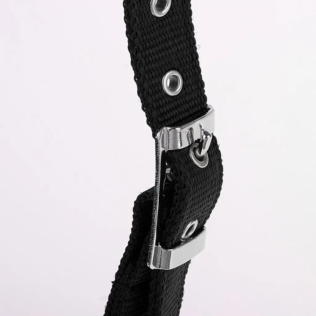 Adjustable Nylon Webbing Equestrian Western Horse Halter Horse Riding Wear Black L 4