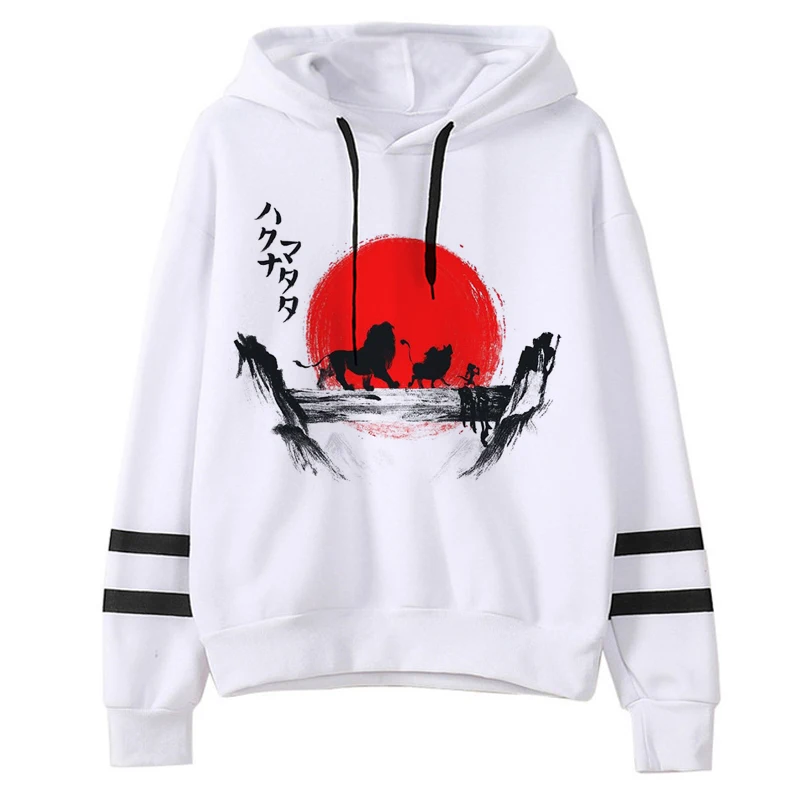 comfy hoodie Disney The Lion King Hoodies Women men Funny Simba Anime Hakuna Matata Kawaii Sweatshirts cute cartoon Hoody pullover Female cute sweatshirts for girls Hoodies & Sweatshirts