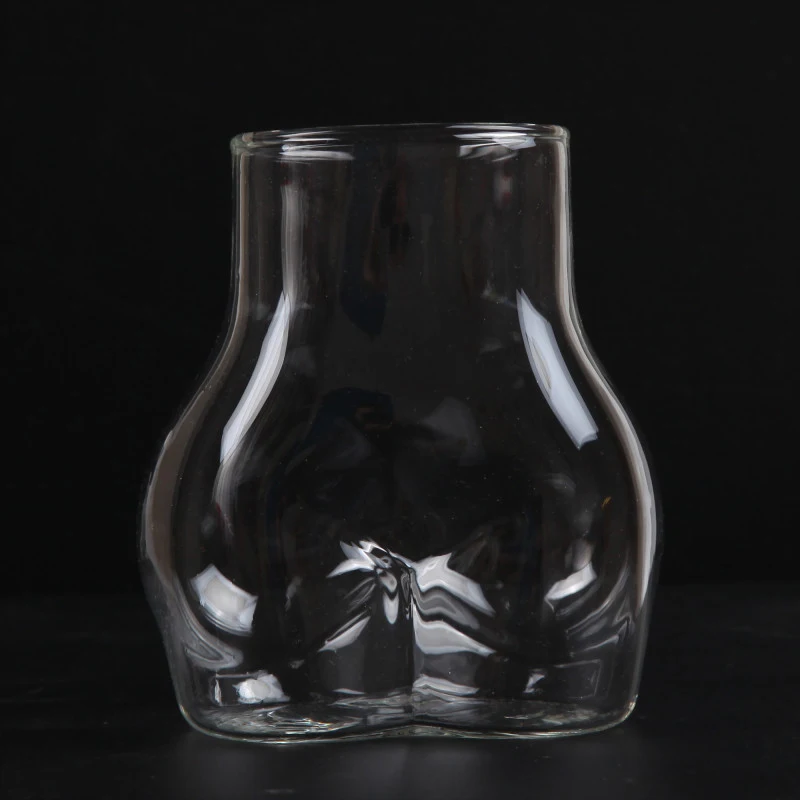 Creative Pomegranate Shape Cocktail Bubble Tea Glass Transparent Glasses Drinking Wine Goblet Juice Ice Coffee Cup 4 Styles 1Pc