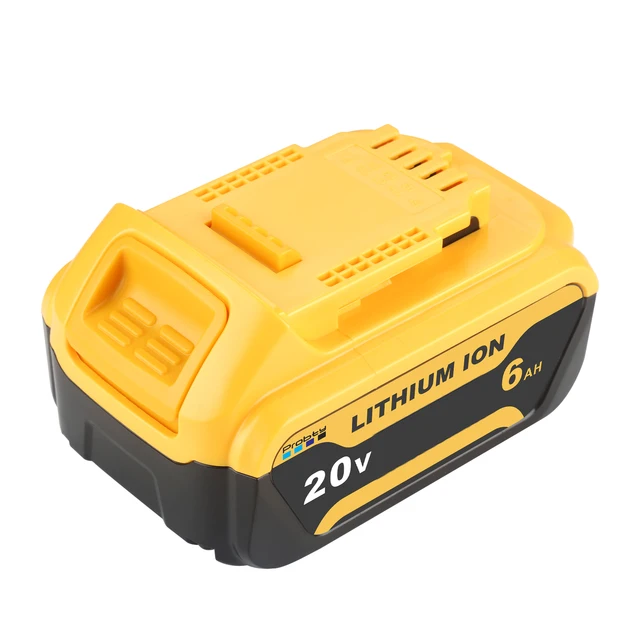 Dewalt-電動工具用リチウムイオンバッテリー,20 v,6000mah,2個