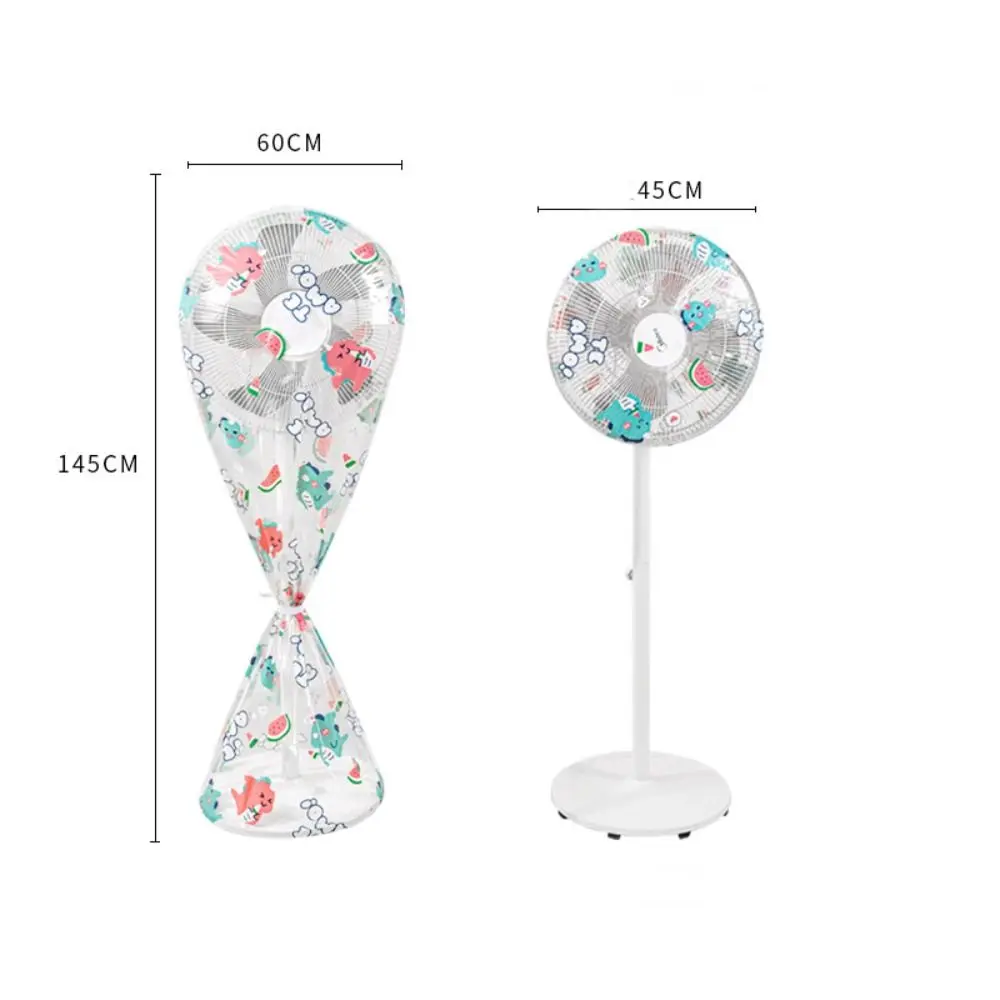 Floor Fan dust cover fan cover Protective Cover Printed Pattern Waterproof Dust Protection Cover Fully Enclosed Dustproof Dirt-Proof