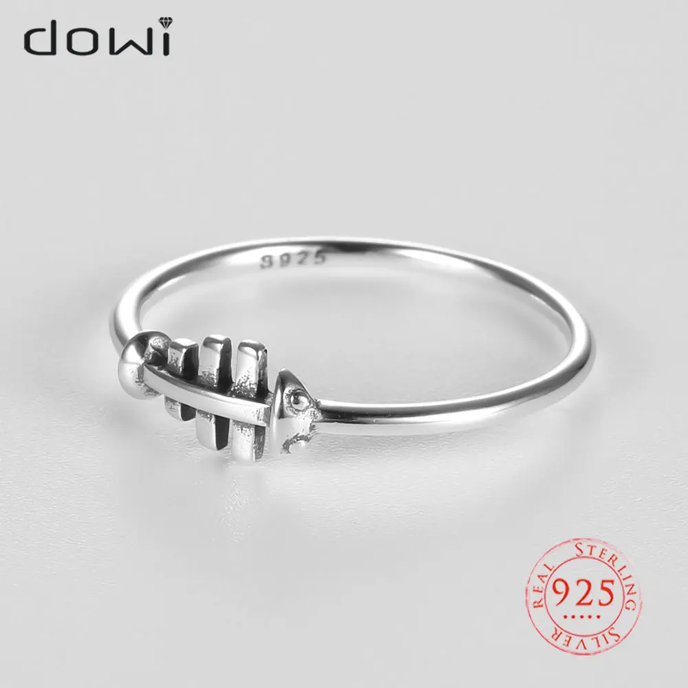 

Dowi 100% 925 Sterling Silver Simple Geometric Design Stack-able Finger Rings for Women Luxury Fine Jewelry Gifts 2022