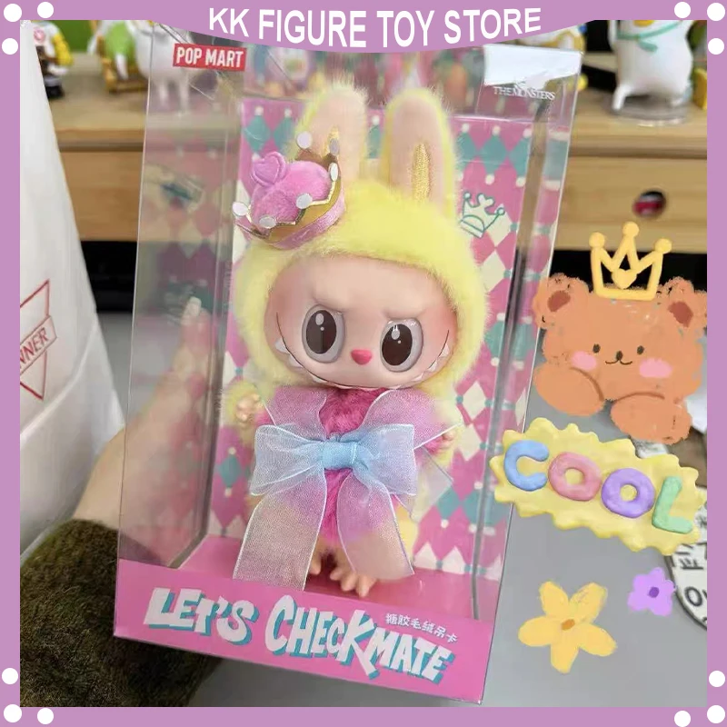 New Genuine The Monsters Labubu V3 Let's Checkmate Series Action