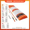 VEVOR Driveway Markers 48 inch 0.4 inch Diameter Fiberglass Poles Snow Stakes For Parking Lots Walkways Easy Visibility 1