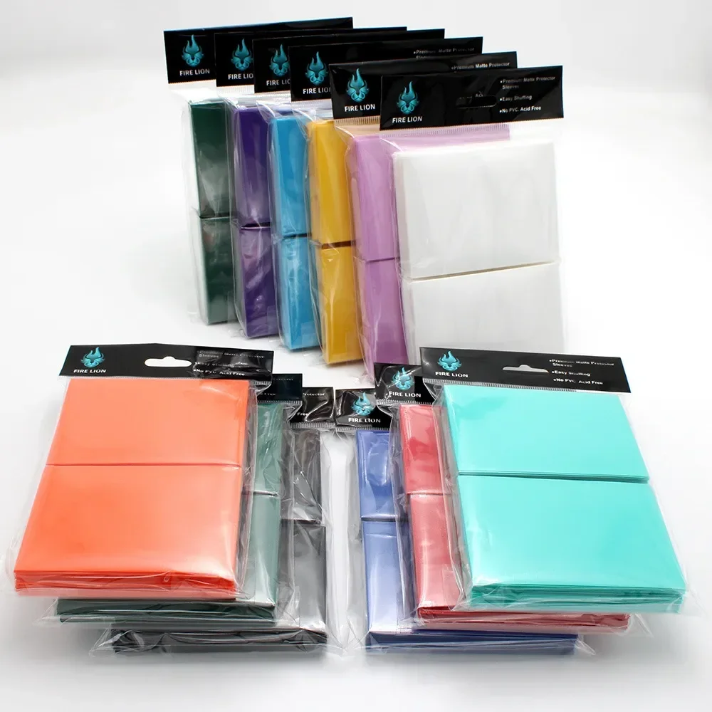Sammelkarten-Deckbox und 100 Stück 66 x 91 mm, Standardgröße, Premium-Matte, Kartenhüllen, Sammelkartenschutz für MTG-Sportkarten – Detail 18
