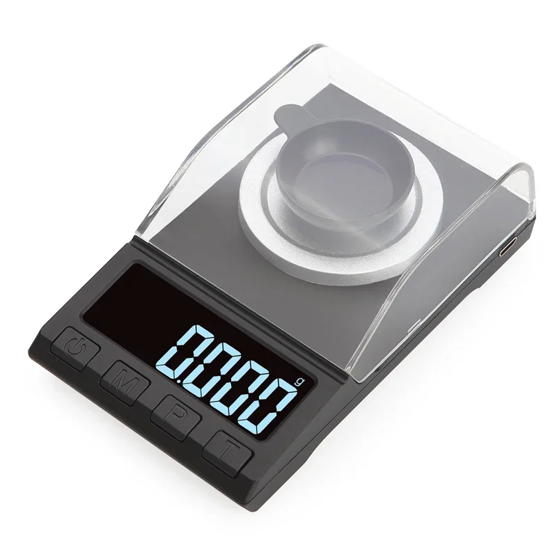 100g/50g/20g 0.001g Precision Scale For Jewelry Gold Herb Lab Weight Milligram Scale Electronic Balance Digital Accurate
