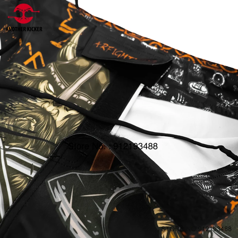 MMA Pants Men Kickboxing Boxing Training Fight Shorts Workout Bodybuilding Gym Sports BJJ Running Jogging Shorts with Pocket mma shorts