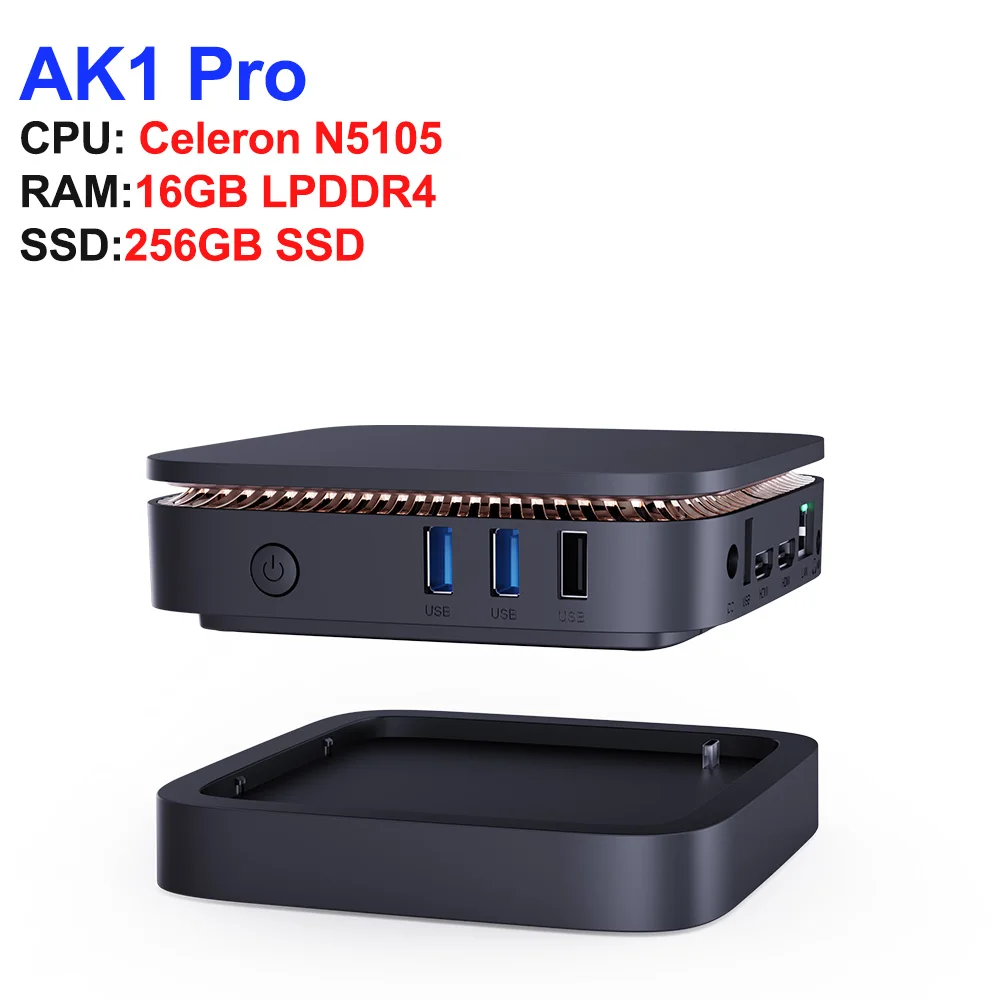 GK3V Mini PC DIY Gaming Computer Intel Alder Lake N95 16GB DDR4