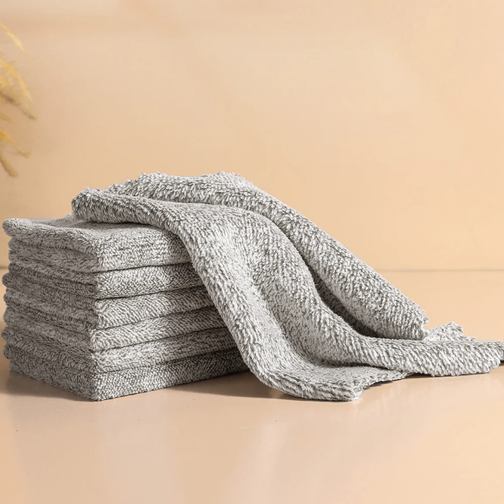 Shop Bamboo Charcoal Towel Fine Fiber Dish Cloth