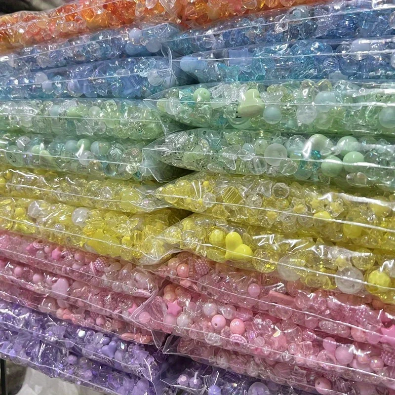 Mixed Style Mixed Color Acrylic Loose Beads