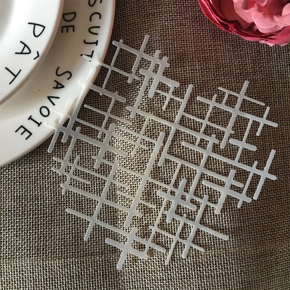 

13*13cm Irregular Cross Background DIY Layering Stencils Painting Scrapbook Coloring Embossing Album Decorative Template