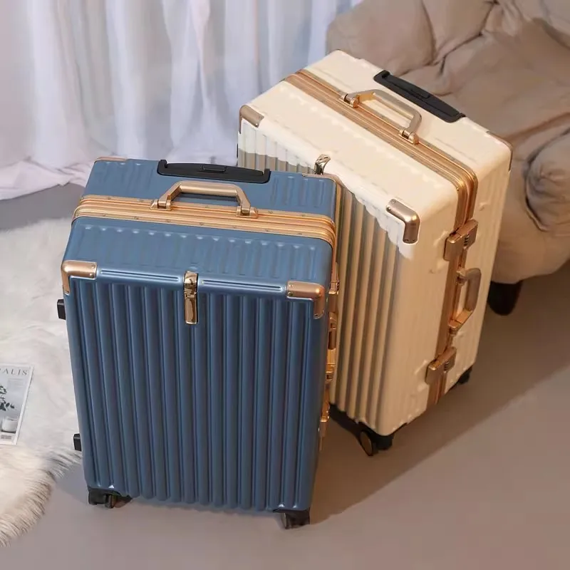 20/24/28 Inch Aluminum Frame Suitcase Luggage Sturdy And Scratch-Resistant Suitcase WIth TSA Lock Luggage