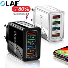 OLaf 48W USB Charger Quick Charge 3.0 QC3.0 charger Adapter for iPhone 12 13 Pro Max Xiaomi Phone Charger USB Fast Charging