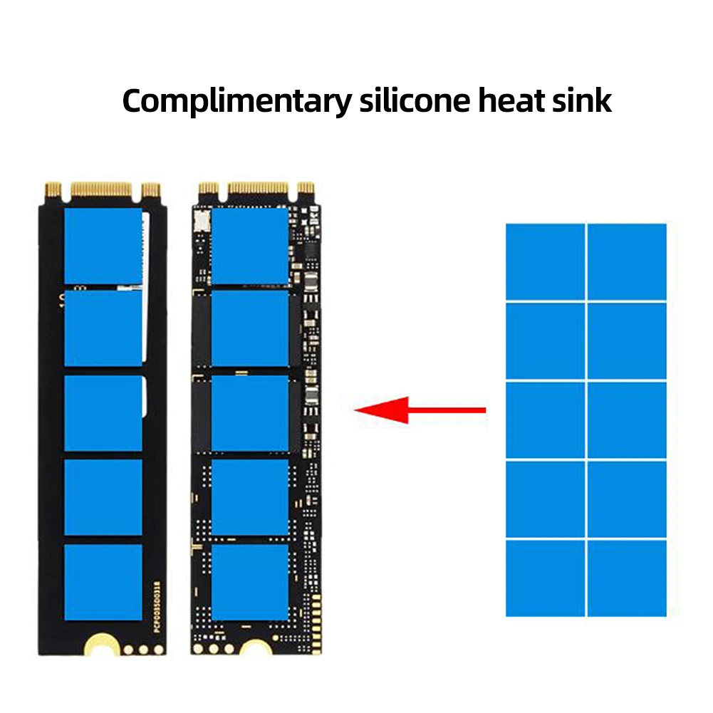 M.2 to C Ÿ  ϵ ũ ڽ  ī, NVME 20Gbps SSD ũ ڽ, B M Ű  SSD ̽,  M2 SSD 2280 42/60