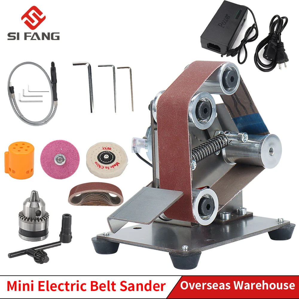 Mini Electric Belt Sander Multifunctional Grinder Belt Sander Diy
