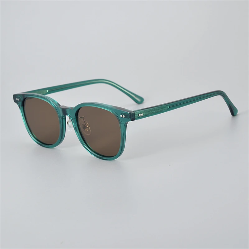 

New Jelly Style Vintage Sunglasses High Quality Solid Acetate Frame UV400 Polarized Lens Retro Square Design Women Men Trend
