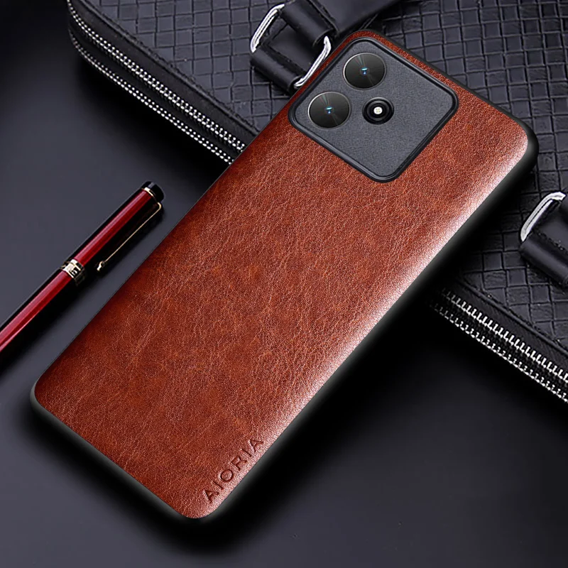 Luxury Leather Business Phone Case – Premium Soft & Hard Shell Protection