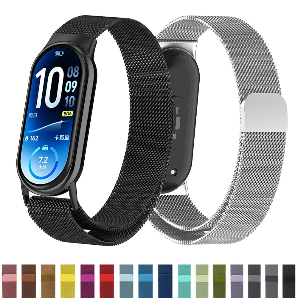 Stainless Steel Magnetic Loop Bracelet Strap