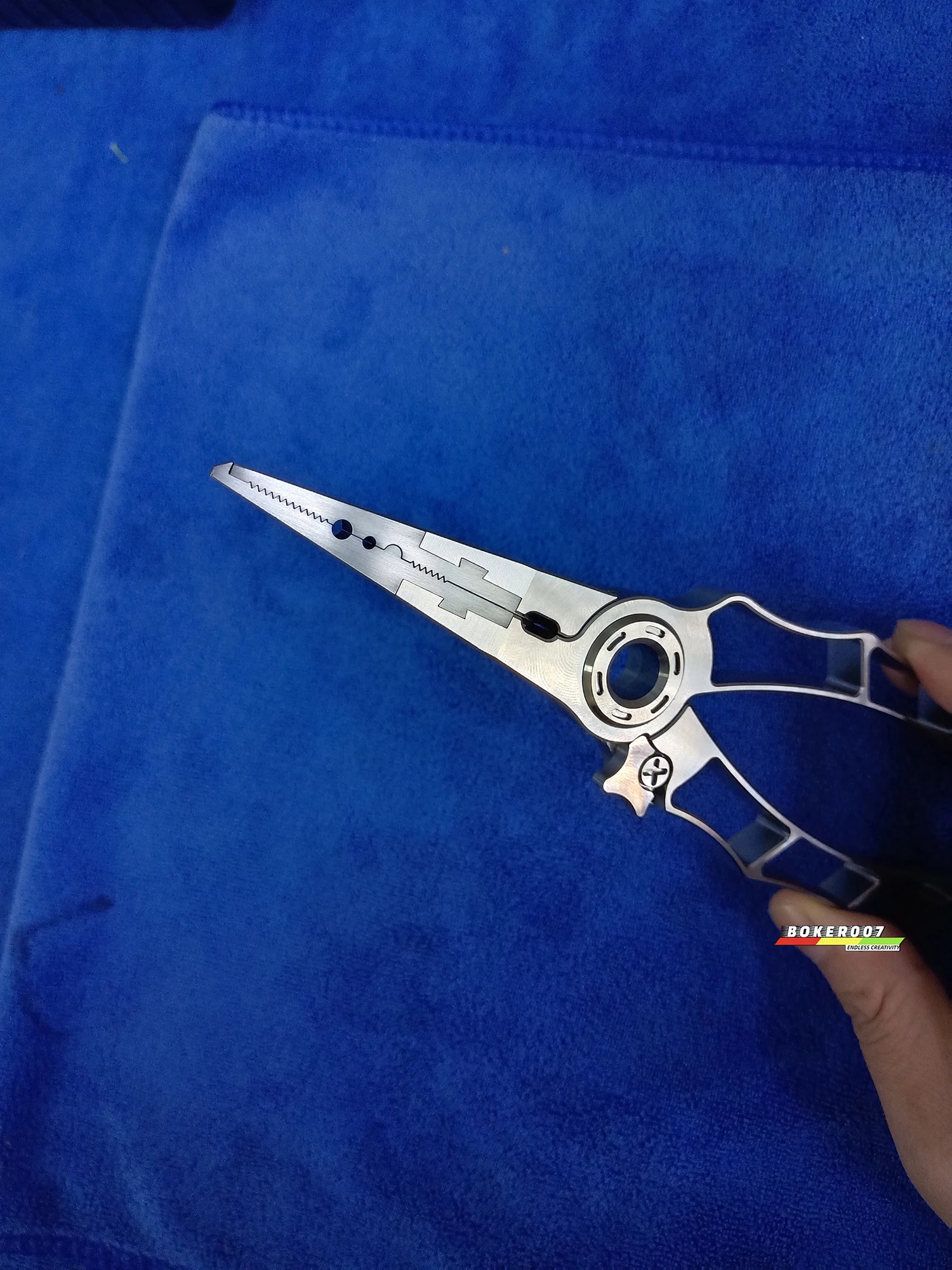 Titanium Alloy Luya Pliers Take Hook Pick Hook Tie Hook Fishing Fish  Controller Lightweight Anti-Corrosion 87.4g