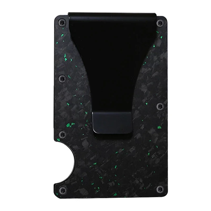 Carbon Fiber Minimalist Slim Credit Card Holder Wallet Carteira for Men Cartera Tarjetero Hombre RFID Cashback Cardholder Case Best Sellers In Luggage, Bags