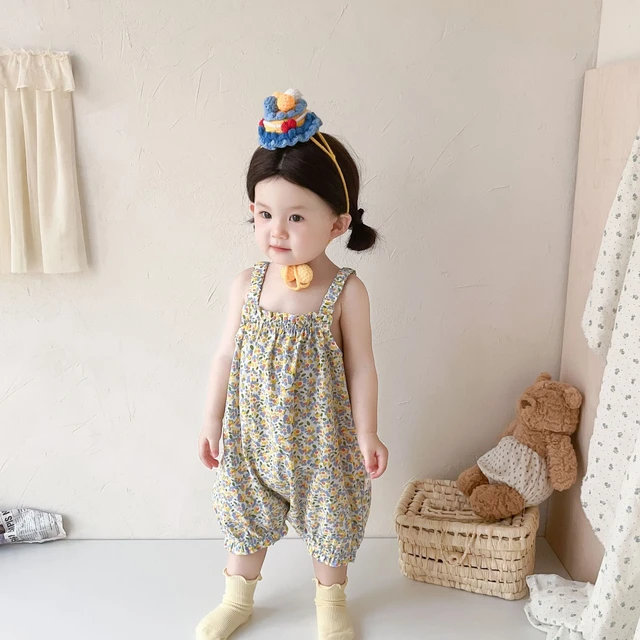 Newborn Baby Girl Floral Outfit Romper Jumpsuit Overall Pants Summer  Clothes Set | eBay