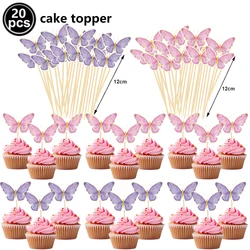 Butterfly - Themed Disposable Party Set for Birthdays and Baby Showers (Set - 20pcs)