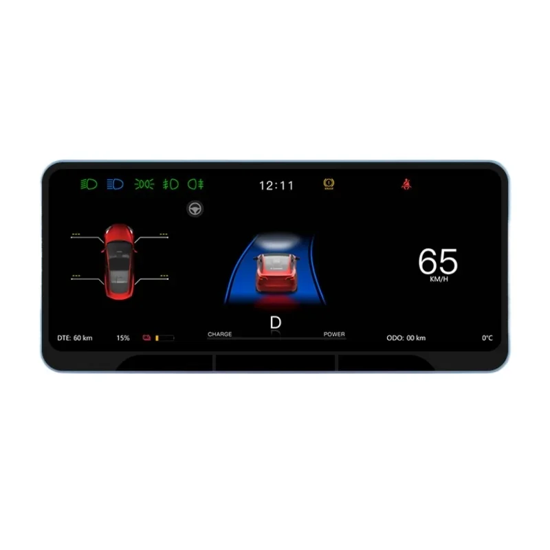 *Model3 instrument panel carplay LCD screen modified intelligent head-up display