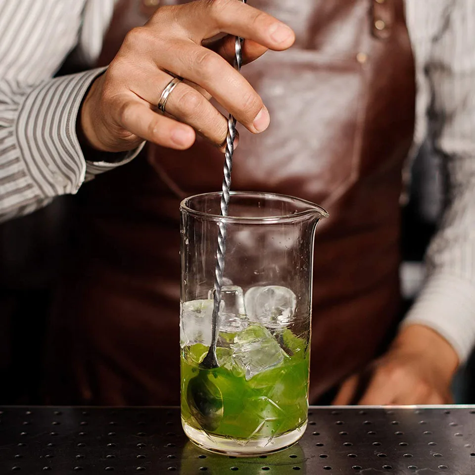 30/40/50cm Long Spiral Handle Cocktail Spoon Bartender Drink Shaker Muddler Stirrer Whisky Mixing Rod Kitchen Bar Utensils cocktail spoon